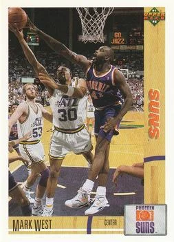 1991-92 Upper Deck Mark West #115 card image