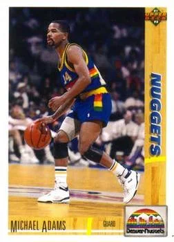 1991-92 Upper Deck Michael Adams #43 card image