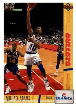 1991-92 Upper Deck Michael Adams #435 card image