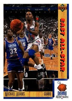 1991-92 Upper Deck Michael Adams ASListed #456 card image