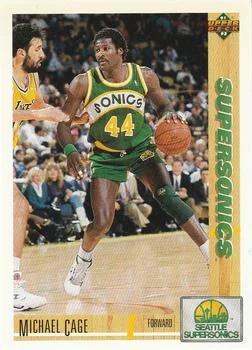 1991-92 Upper Deck Michael Cage #127 card image