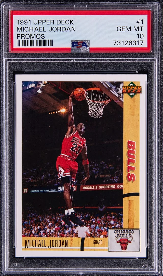 1991-92 Upper Deck Michael Jordan Promo #1 card image