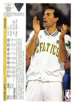 1991-92 Upper Deck Michael Smith #121 card back image