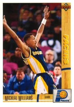 1991-92 Upper Deck Micheal Williams #215 card image
