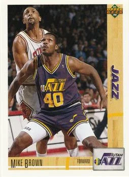 1991-92 Upper Deck Mike Brown #118 card image