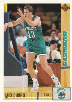 1991-92 Upper Deck Mike Gminski #398 card image