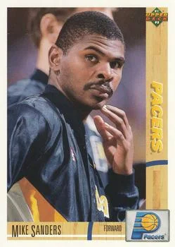 1991-92 Upper Deck Mike Sanders #337 card image
