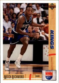 1991-92 Upper Deck Mitch Richmond #490 card image