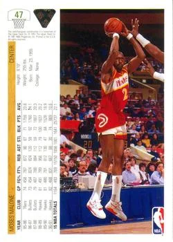 1991-92 Upper Deck Moses Malone #47 card back image