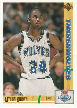 1991-92 Upper Deck Myron Brown Draft Picks #15 card image