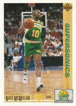 1991-92 Upper Deck Nate McMillan #186 card image