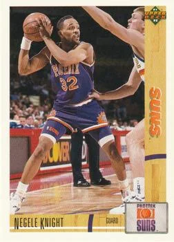 1991-92 Upper Deck Negele Knight #193 card image