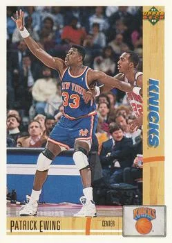 1991-92 Upper Deck Patrick Ewing #343 card image