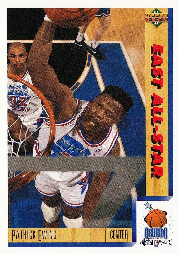 1991-92 Upper Deck Patrick Ewing ASListed #455 card image