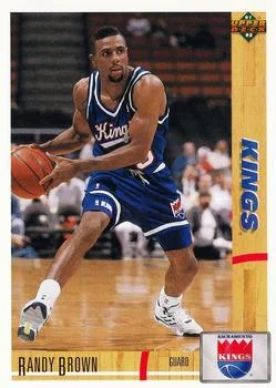 1991-92 Upper Deck Randy Brown #437 card image