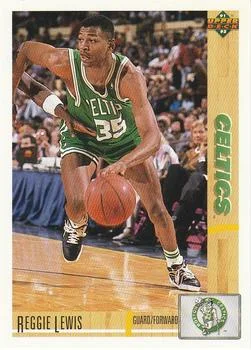 1991-92 Upper Deck Reggie Lewis #123 card image