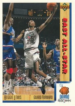 1991-92 Upper Deck Reggie Lewis ASListed #458 card image