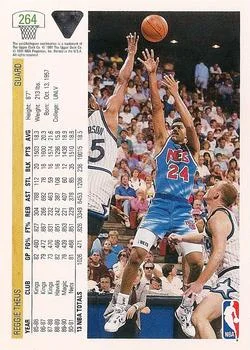 1991-92 Upper Deck Reggie Theus #264 card back image