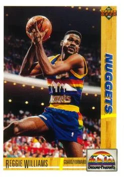 1991-92 Upper Deck Reggie Williams #206 card image