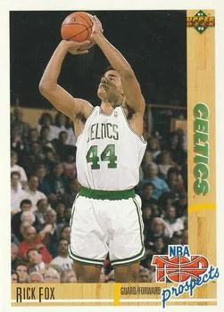 1991-92 Upper Deck Rick Fox TP #443 card image