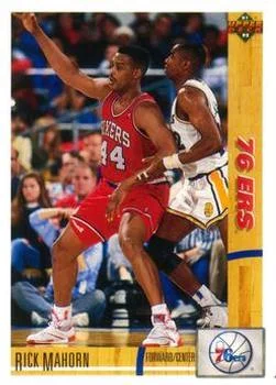 1991-92 Upper Deck Rick Mahorn #42 card image