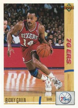 1991-92 Upper Deck Rickey Green #112 card image