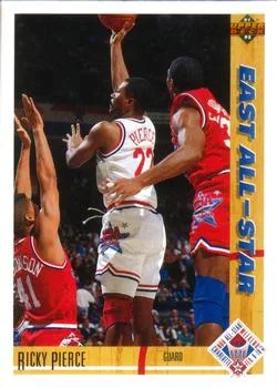 1991-92 Upper Deck Ricky Pierce #67 card image