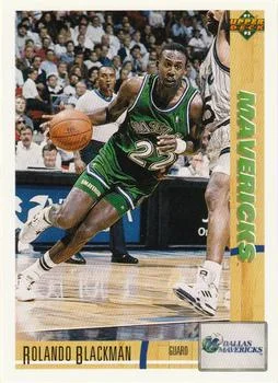 1991-92 Upper Deck Rolando Blackman #154 card image