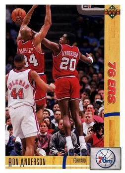 1991-92 Upper Deck Ron Anderson #180 card image