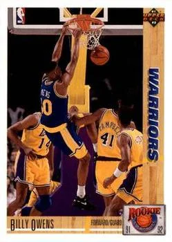 1991-92 Upper Deck Billy Owens [Rookie Standouts] Rookie Standouts #R33 card image