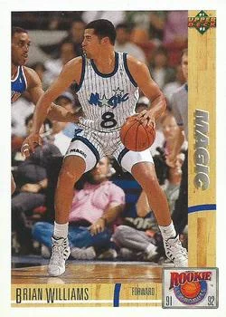 1991-92 Upper Deck Brian Williams [Rookie Standouts] Rookie Standouts #R35 card image