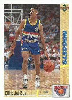 1991-92 Upper Deck Chris Jackson [Rookie Standouts] Rookie Standouts #R17 card image