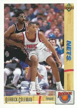 1991-92 Upper Deck Derrick Coleman [Rookie Standouts] Rookie Standouts #R10 card image