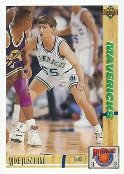 1991-92 Upper Deck Mike Iuzzolino [Rookie Standouts] Rookie Standouts #R40 card image