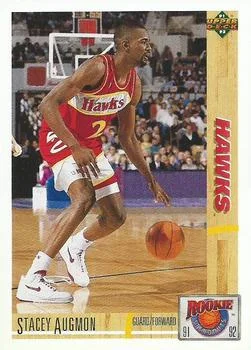 1991-92 Upper Deck Stacey Augmon [Rookie Standouts] Rookie Standouts #R24 card image