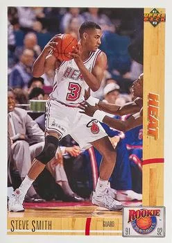 1991-92 Upper Deck Steve Smith [Rookie Standouts] Rookie Standouts #R32 card image