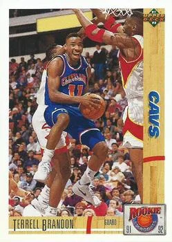 1991-92 Upper Deck Terrell Brandon [Rookie Standouts] Rookie Standouts #R22 card image