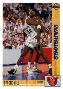 1991-92 Upper Deck Tyrone Hill [Rookie Standouts] Rookie Standouts #R7 card image