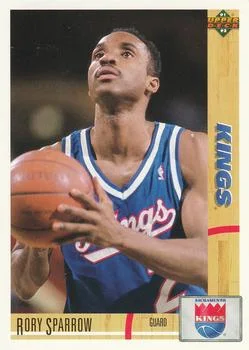 1991-92 Upper Deck Rory Sparrow #395 card image