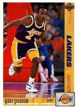 1991-92 Upper Deck Rory Sparrow #434 card image