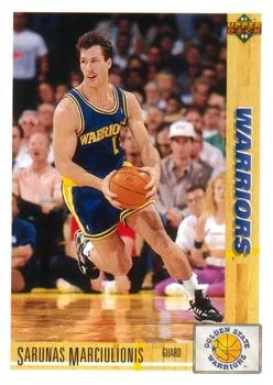 1991-92 Upper Deck Sarunas Marciulionis #354 card image