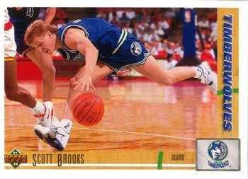 1991-92 Upper Deck Scott Brooks #303 card image