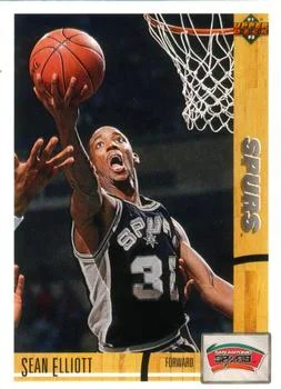 1991-92 Upper Deck Sean Elliott #287 card image
