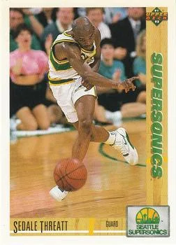 1991-92 Upper Deck Sedale Threatt #110 card image