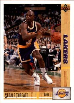 1991-92 Upper Deck Sedale Threatt #492 card image