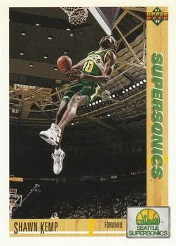 1991-92 Upper Deck Shawn Kemp #173 card image
