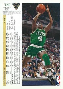 1991-92 Upper Deck Sherman Douglas #426 card back image