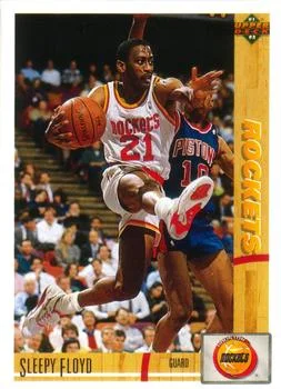 1991-92 Upper Deck Sleepy Floyd #252 card image