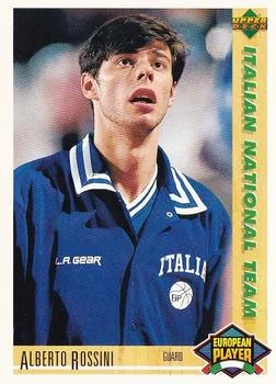 1991-92 Upper Deck Spanish Alberto Rossini ITA #111 card image