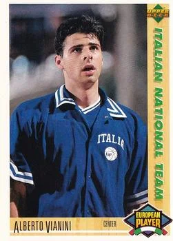 1991-92 Upper Deck Spanish Alberto Vianini ITA #117 card image
